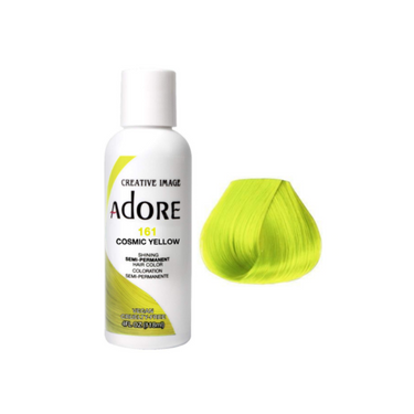 Adore Shining Semi-Permanent Hair Color – Cosmic Yellow 161 - 4 oz